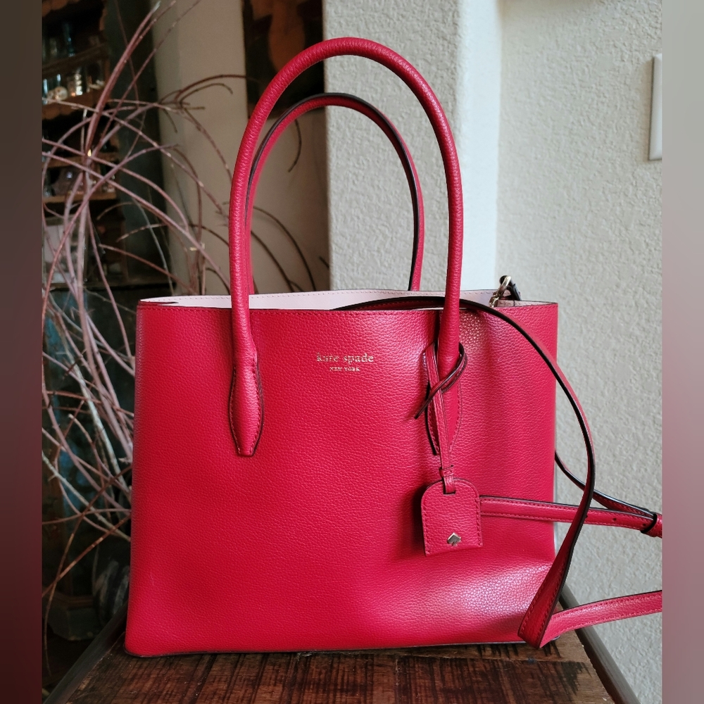 Cherry red Kate Spade handbag